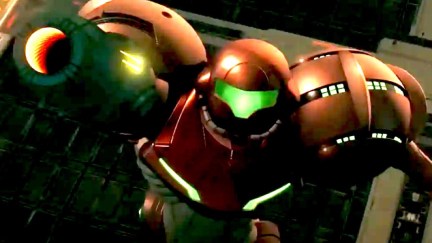 Samus being a badass in Metroid Prime Remastered.