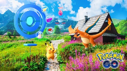 Pikachu and Charizard in Pokemon Go