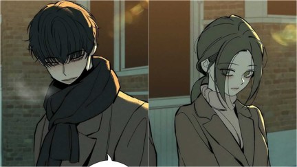 Tae-ha and Hae-soo from Chapter 44 of Tears on a Withered Flower