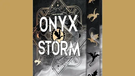 Special edition hardcover with sprayed edges for Onyx Storm
